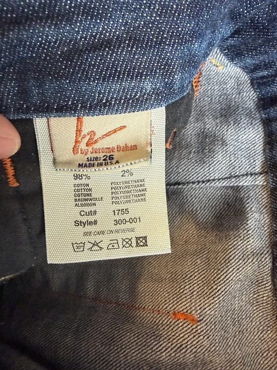 Citizens Of Humanity Blue Denim Jeans with Orange Stitching - Picture 9 of 10